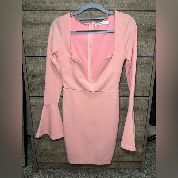 Worn Once Hello Molly  Saints and Secrets Small FUNKY FUN MINI DRESS Pink - Picture 2 of 5